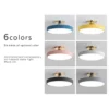 kf-Sf92a110a593b4f4c9f4d282f0d65cd839-Lustre-de-Escurecimento-Remoto-Circular-Luz-de-Teto-LED-Moderno-e-Simples-Macaron-Quarto-Sala-de Luminária De Sobrepor Redondo Minimalista Luz LED Dimmer