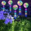 Luminária Solar Para Jardins Dente-De-Leão Luz De LED