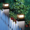 kf-Sfc9825d334354e3bbb6cf92924f414400-Waterproof-Led-Light-Fence-Lamp-Solar-Panel-Pipe-Garden-Street-Solar-Powered-Landscape-Lamp-Light-Hot Luminária Painel Solar Jardim À Prova D'Água