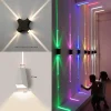 Arandela Luz Linha Feixe Na Parede LED