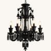 Lustre Clássico Baccarat Cristal K9 Preto | Miresa | loja-de-luminárias-São-Paulo Lustre Clássico Baccarat Cristal K9 Preto: lustre de cristal clássico baccarat preto, oferecido pela Miresa, loja-de-luminárias-São-Paulo.