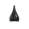 pendente aluminio preto formato garrafa marca miresa Pendente Alumínio Polido Formato Garrafa