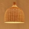 Luminária de rattan pendente bambu (Luminária Pendente Bambu Vime Rattan), disponível na Miresa, loja-de-luminárias-São-Paulo.