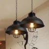 kf-H03534684188347b08702fb5f7a9d60fdk-Lumin-ria-suspensa-com-estilo-retr-wj912-abajur-de-metal-americano-lumin-ria-com-pendurar-em Pendente Industrial Alumínio Preto ou Branco Americano Gaiola