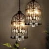 Pendente Design Americano Industrial Gaiola 2 Pendente Design Americano Industrial Gaiola