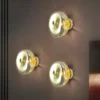 kf-S07f7b3142dc346fda50efcedeb8c4e22d-Nordic-criativo-rosa-ouro-l-mpada-de-parede-do-pvc-arandela-led-interior-corredor-do-hotel Arandela Moderna Formato Orgânico De PVC