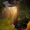 kf-S1938790a2e2144c9abeb8c1e62671954G Poste Balizador Solar Impermeável LED Para Jardins