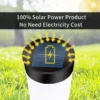 kf-S2933cd54b3e74dccbed21389139a92daF-Ao-ar-livre-led-luzes-solares-luzes-do-jardim-solar-led-l-mpadas-do-gramado-ilumina Poste Balizador LED Luz Solar Para Jardins