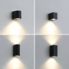 Arandela Alumínio Preta ou Branca Luz LED IP65 GU10 AC85-265V | Miresa | loja-de-luminárias-São-Paulo Arandela de alumínio preta branca (Arandela Alumínio Preta ou Branca Luz LED IP65 GU10 AC85-265V), disponível na Miresa, loja-de-luminárias-São-Paulo.