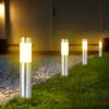 Poste Balizador Luz Solar Para Jardins