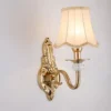 Arandela Design Clássico Dourado Estilo Europeu