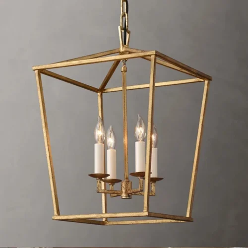 Lustre Loft Gaiola Americano Design Americano Industrial