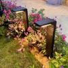 kf-S5137189c291b48fa8df631eae5176d08S-Solar-Powered-imperme-vel-LED-Light-Jardim-Luz-Quintal-Passarela-Decora-o-ao-ar-livre Poste Balizador Solar Impermeável LED Para Jardins