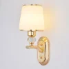 Arandela Dourado Com Pingente De Cristal K9