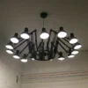 Lustre Industrial Ferro Aranha Braços Flexíveis | Miresa | loja-de-luminárias-São-Paulo Lustre Industrial Ferro Aranha Braços Flexíveis: lustre de ferro industrial aranha braços, oferecido pela Miresa, loja-de-luminárias-São-Paulo.