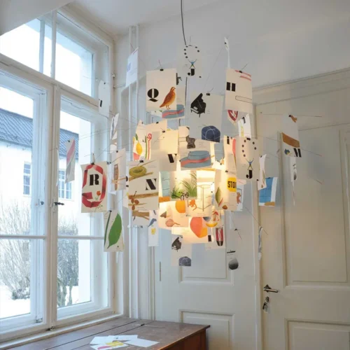 Lustre Moderno Réplica Zettel