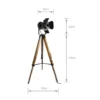 kf-S82d97246bde546e994662d570bc985a0u-Modern-Wooden-Floor-Lamp-Ferro-Ajust-vel-Luz-Cabe-a-Bracket-Para-Sala-de-estar-Quarto Luminária Chão Tripé Ferro Ajustável