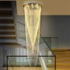 Lustre Cristal Asfuor K9 Corda Para Escadas