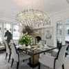 kf-S9753244e7807400c9f0cda458b504e9bG-Cromo-Ouro-Cristal-LED-Teto-Pendurado-Lustres-Lustre-Moderno-para-Viver-Sala-de-Jantar-Ilumina-o Lustre De Cristal 1/2 Esfera Redonda ou Retangular