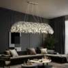 kf-Sdfe2162915384b7db783e1e9aca8bf66d Lustre De Cristal 1/2 Esfera Redonda ou Retangular