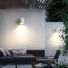 kf-Se0a6681aadf44a1598deaa2bd2ef4b99u-Imperme-vel-LED-Wall-Lamp-IP65-Up-Down-GU10-AC85-265V-PVC-Ilumina-o-Decora-o Arandela Alumínio Preta ou Branca Luz LED IP65 GU10 AC85-265V