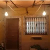 Fio Rustico Corda Cânhamo Com Canopla e Encaixe Lâmpadas E27