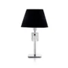 kf-Sf7453912ef9e4d94a363453ff43f03fe0-Luxo-sala-de-cristal-abajur-decora-o-de-cabeceira-moderna-lustre-americano-estudo-criativo-quarto-luz Abajur Réplica Baccarat Cúpula Preta ou Branca