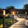 kf-Sfcf3169289a645058228acd9e91a3df6Z-Imperme-vel-LED-Lawn-Lamp-Paisagem-Luzes-Decora-o-do-jardim-Ilumina-o-exterior-Casa-de Poste Balizador Para Jardins Impermeável LED IP65 AC 85-265V
