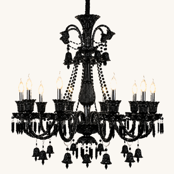 Lustre De Cristal Preto Baccarat | Miresa | loja-de-luminárias-São-Paulo Lustre de cristal preto baccarat (Lustre De Cristal Preto Baccarat), disponível na Miresa, loja-de-luminárias-São-Paulo.