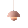 pendente moderno meio circulo aluminio rosa lampada de led marca miresa Pendente Moderno Réplica Flower Pot Lamp