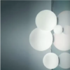 4 arandela bola de vidro branco leitosa marca miresa Arandela Moderna Bola De Vidro Branco