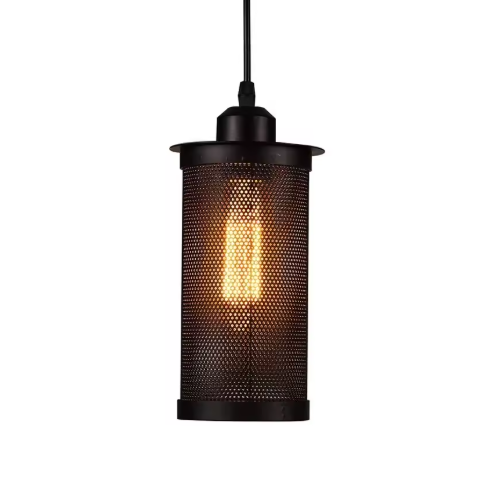 Pendente Preto Aramado Preto Industrial Marca Miresa