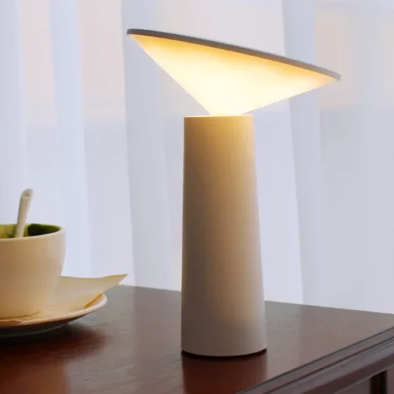 Abajur Acrílico Sem Fio Carregamento USB