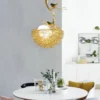 kf-H7ae84abafffa46f691b6a8d937442cdau-Design-de-ouro-moderno-ninho-de-p-ssaro-luzes-pingente-vidro-para-cozinha-sala-jantar-led Pendente Provençal Design Dourado Ninho Pássaro