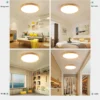 kf-HTB1ObZce8Gw3KVjSZFDq6xWEpXa7-Modern-LED-teto-luz-para-decora-o-de-casa-l-mpada-do-quarto-brilho-corredor-varanda Luminária Sobrepor Acabamento Textura De Madeira