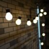 Cordão Varal Luz Lâmpada Bulbo Para Jardins