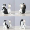 Luminária De Mesa Forma de Gato