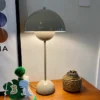Abajur Branco Réplica Cogumelo Design Italiano Marca Miresa Abajur Réplica Cogumelo Design Italiano