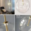 kf-S01587c35d57145cdb58a4da4f55ac271z-1 Pendente Bola Transparente e Metal Polido