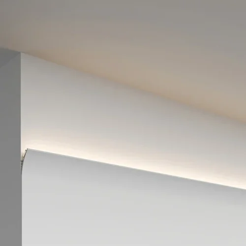 Moldura Curva Perfil Alumínio Luz LED 24V