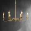 Lustre Vintage Provençal Dourado ou Preto Lustre Vintage Provençal Dourado ou Preto