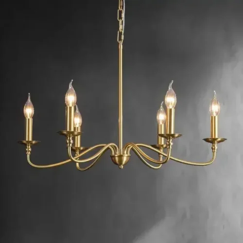 Lustre Vintage Provençal Dourado ou Preto