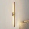 Arandela Alumínio Minimalista Linear Tubular Marca Miresa Arandela Alumínio Minimalista Linear Tubular