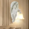 Arandela Escultura Angelical Feminina