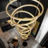 kf-S1dafe0d00e144b40bcbd4a54935df77ad Lustre Grande Argola Dourado ou Cromados e Pedras De Cristais K9