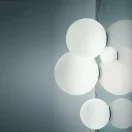 Arandela Moderna Bola De Vidro Branco Marca Miresa Arandela Moderna Bola De Vidro Branco