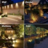 8Un De Finco Para Jardim Led Luz Solar Sem Fio 3000k