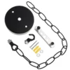 kf-S3502495c04d04df2883966d5266c3e63r-Teto-Pendurado-Cadeia-Canopy-Candelabro-Luz-Flush-Preto-Placa-de-cobertura-de-ferro-pingente-L-mpada Corrente Preta Canopla Para Sustentar Lustre
