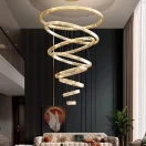 Lustre Grande Argola Dourado ou Cromados e Pedras De Cristais K9 Marca Miresa Lustre Grande Argola Dourado ou Cromados e Pedras De Cristais K9