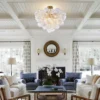 kf-S42e368d08dcb4962b8c31ed831e5cb46u-Lustre-de-Vidro-Transparente-com-Feij-es-M-gicos-Luz-Francesa-Quarto-Luxo-Espetacular-Hotel-Lobby Lustre Dourado Despojado Com Bolas Vidro Listradas